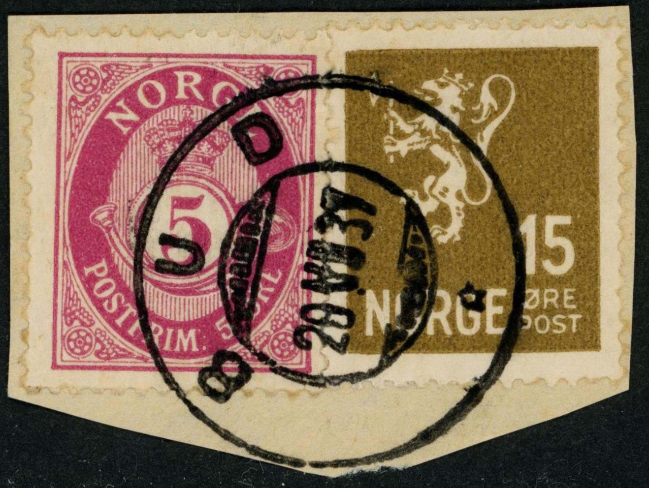BUD / * - 1937 - NK 118 og 143