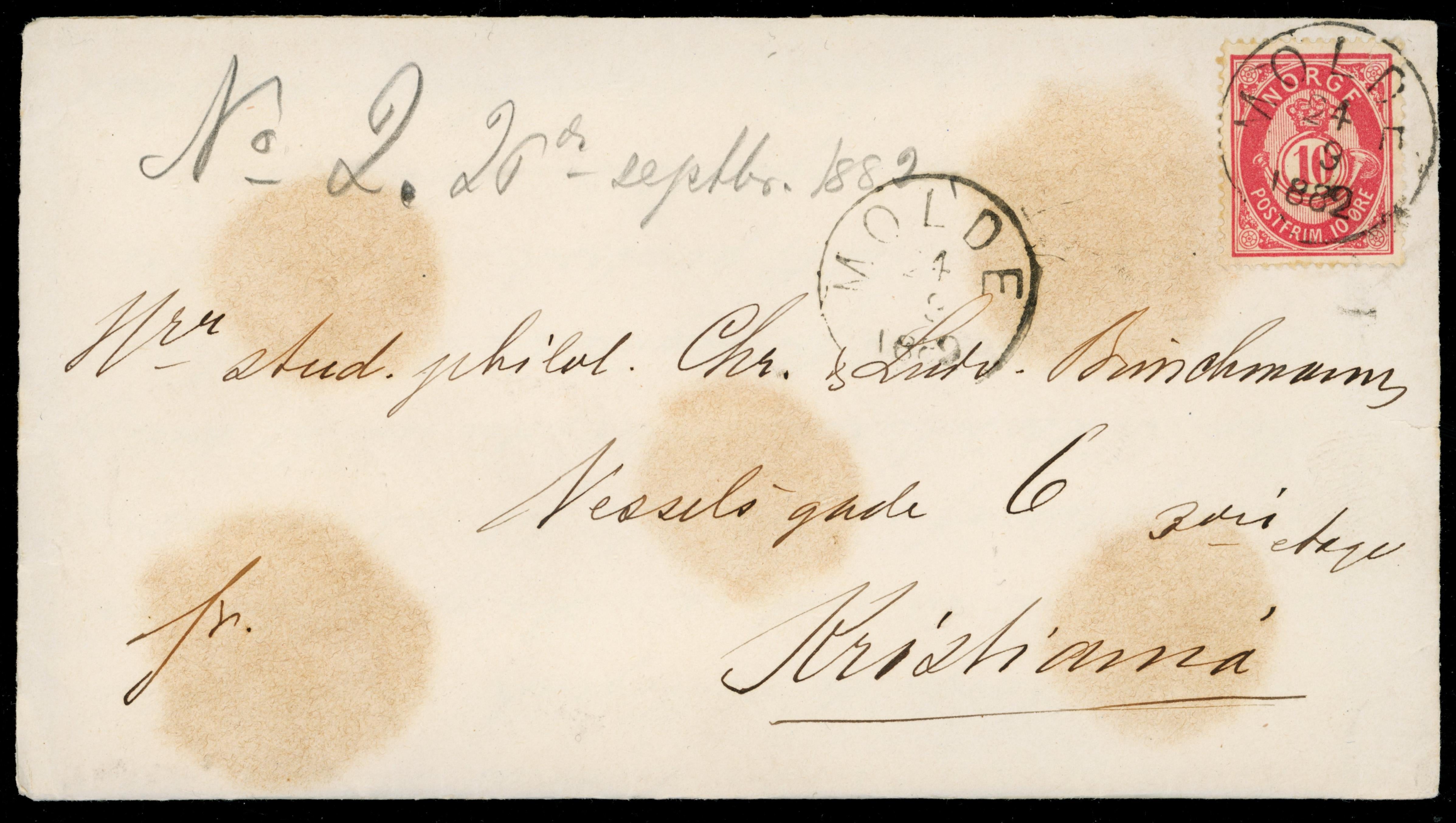 MOLDE - 1882 til Kristiania