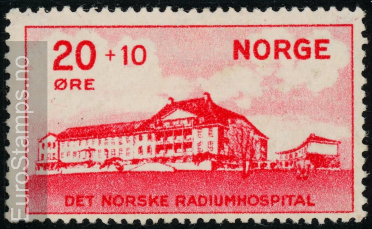 Norge 1930 - Radiumhospitalet - 20 + 10 øre - NK 184