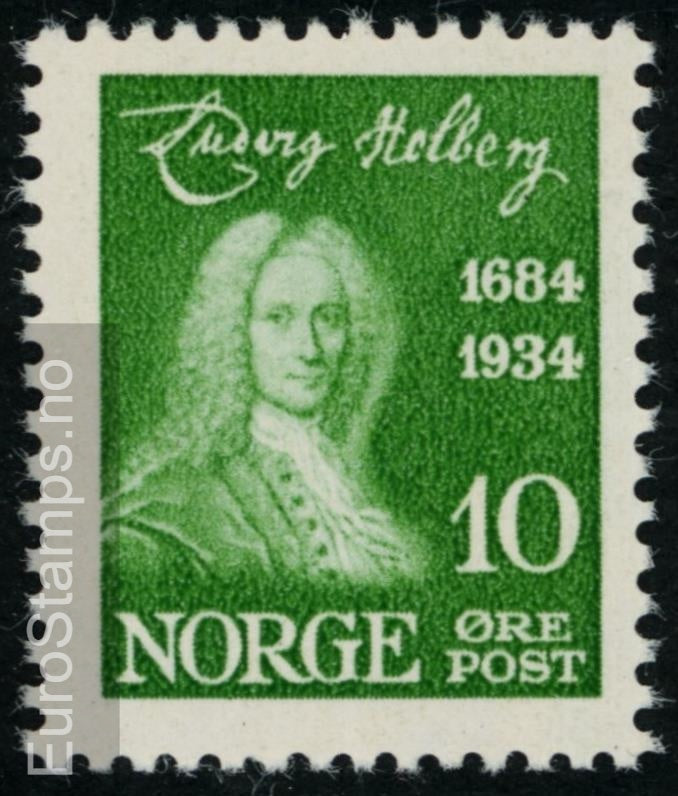 Norge 1934 - Ludvig Holberg - 10 øre - NK 189