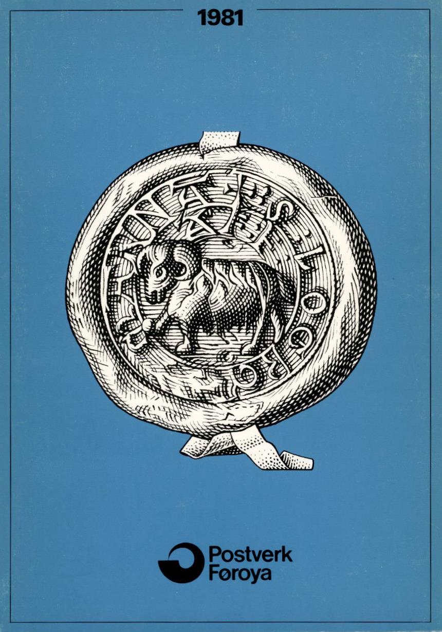 Årssett frimerker Færøyene 1981