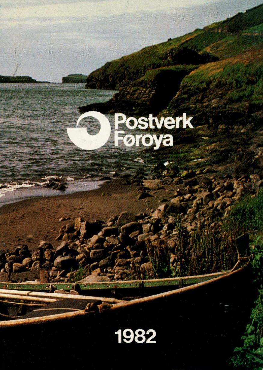 Årssett frimerker Færøyene 1982