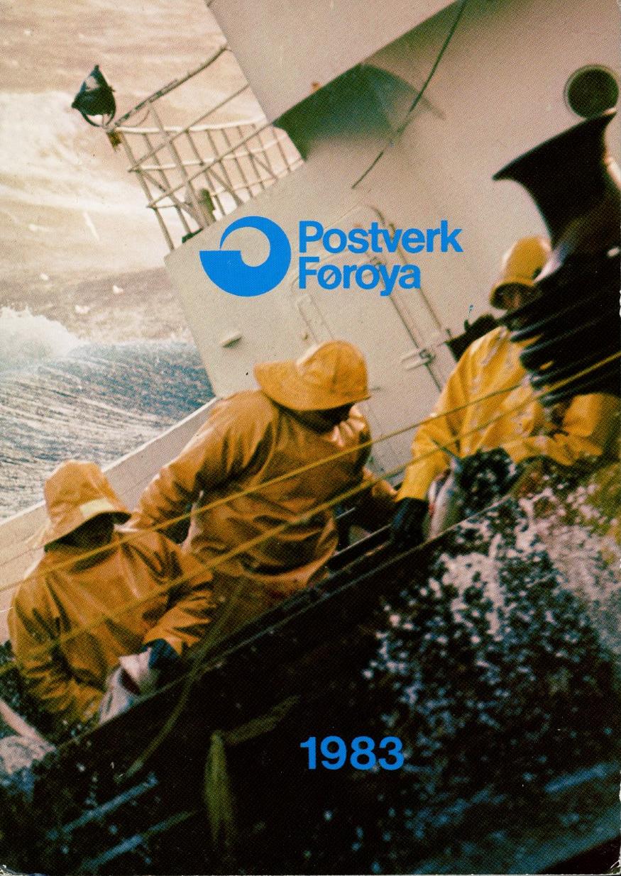 Årssett frimerker Færøyene 1983