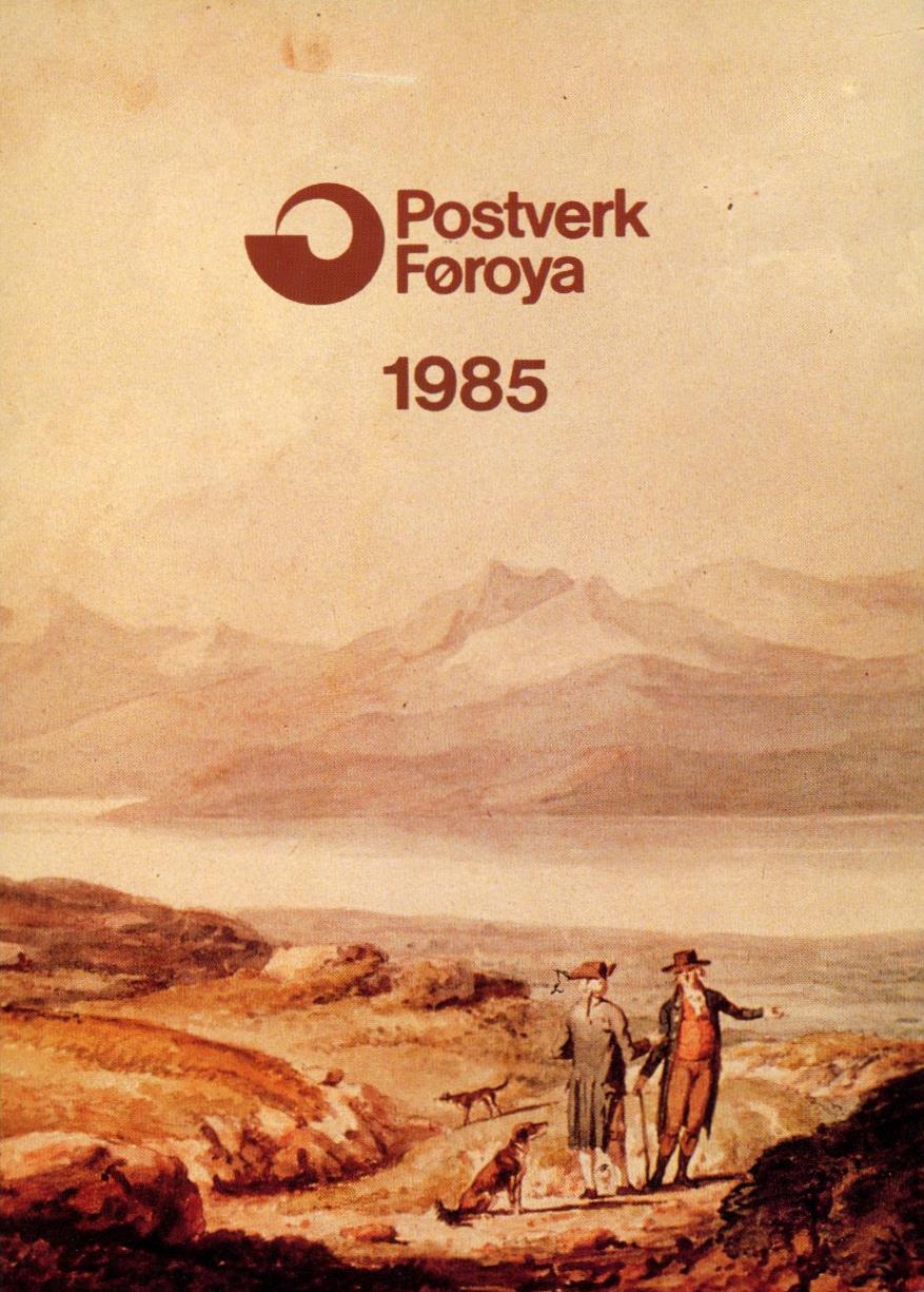 Årssett frimerker Færøyene 1985