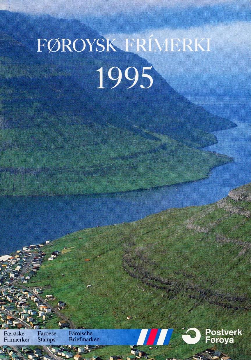 Årssett frimerker Færøyene 1995