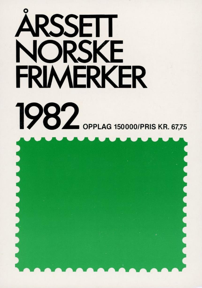 Postens Årssett Norske frimerker 1982