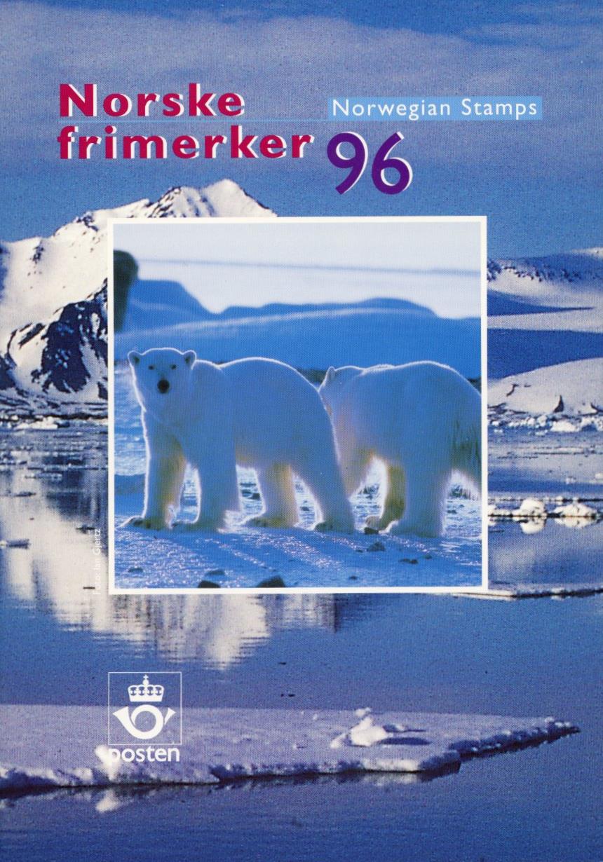 Postens Årssett Norske frimerker 1996