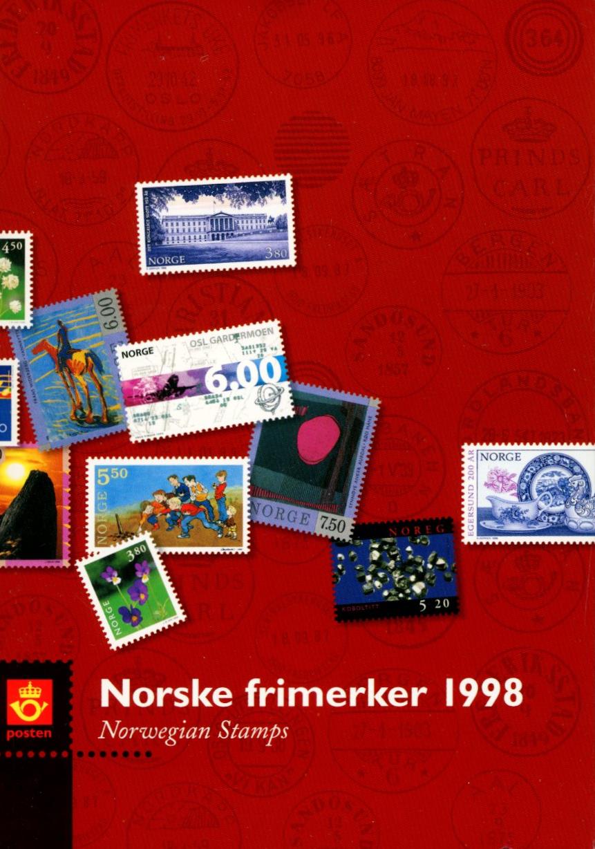 Postens Årssett Norske frimerker 1998