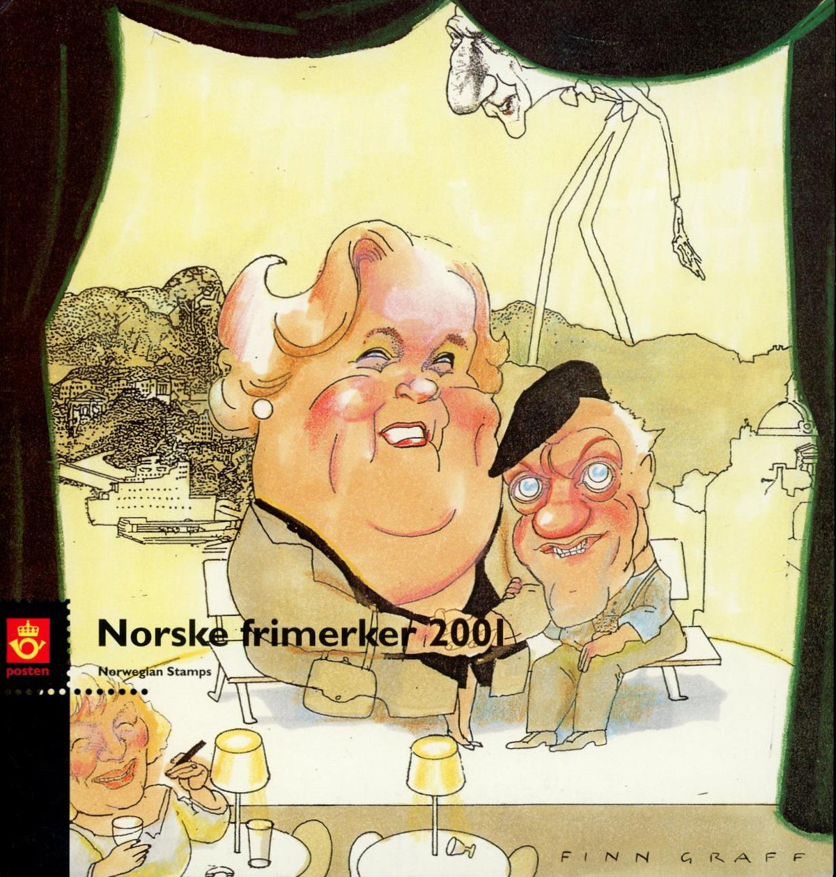 Postens Årssett Norske frimerker 2001