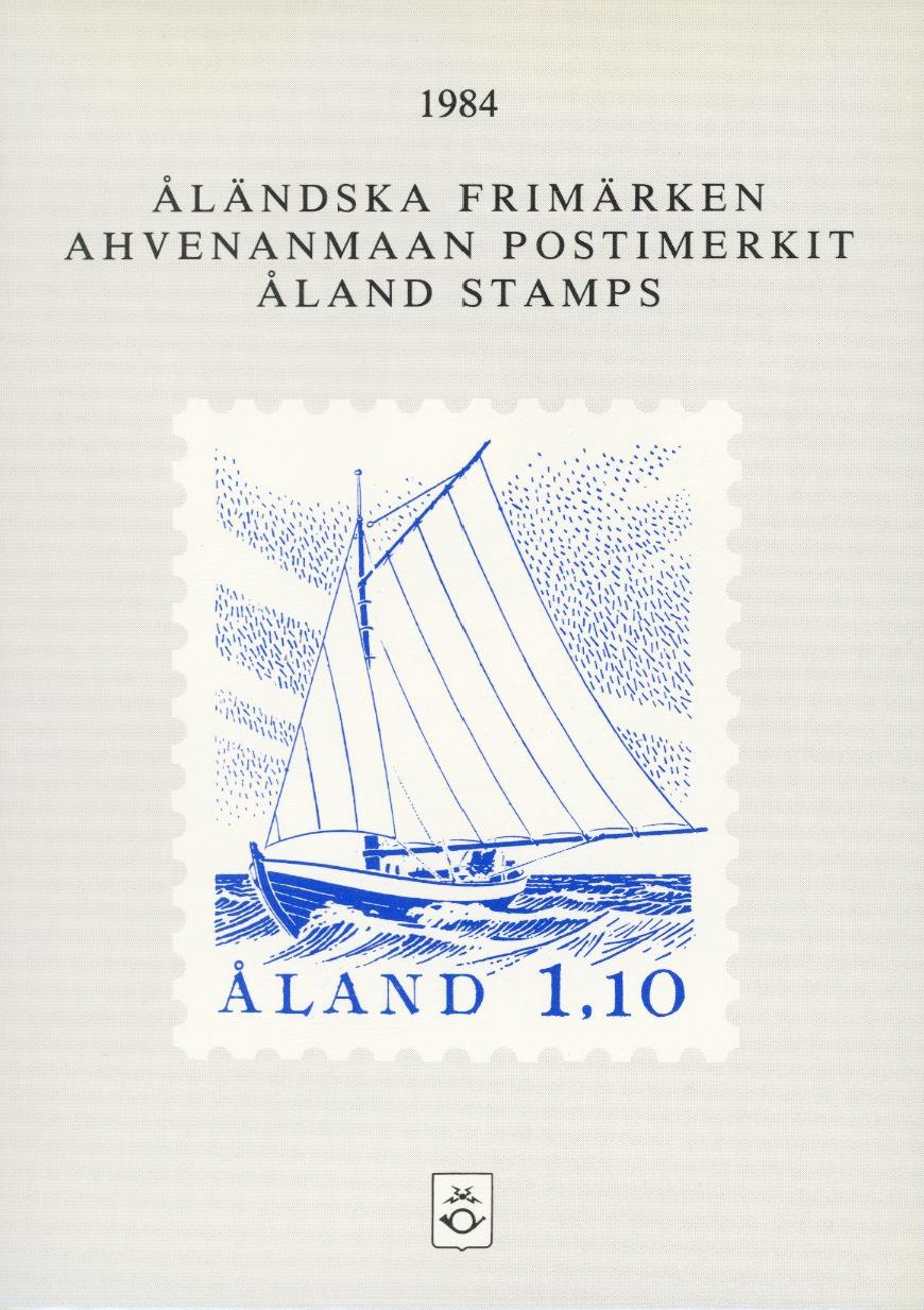 Årssett frimerker Åland 1984