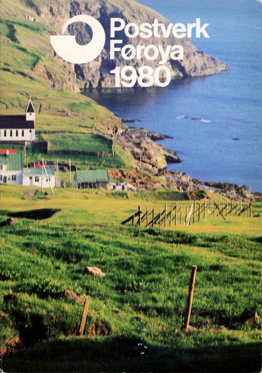 Årssett frimerker Færøyene 1980