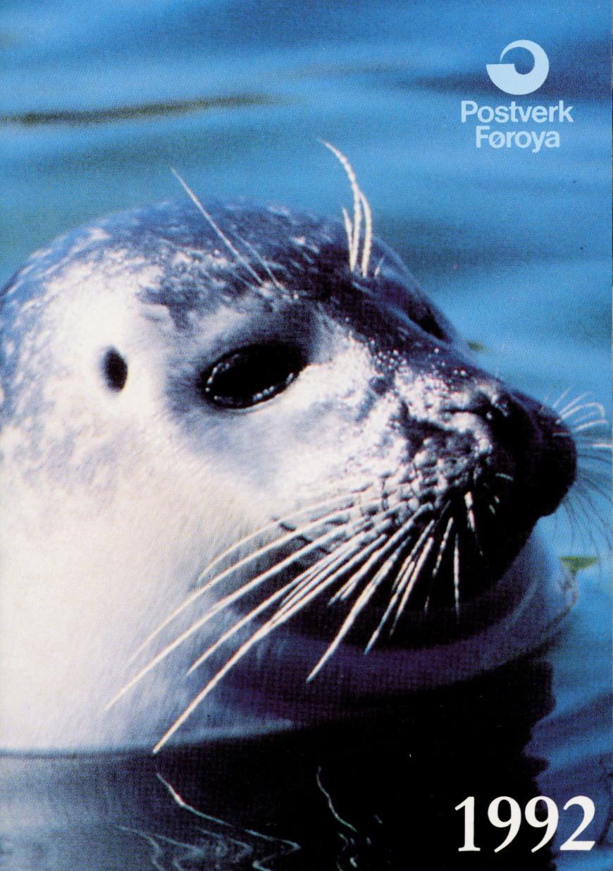 Årssett frimerker Færøyene 1992