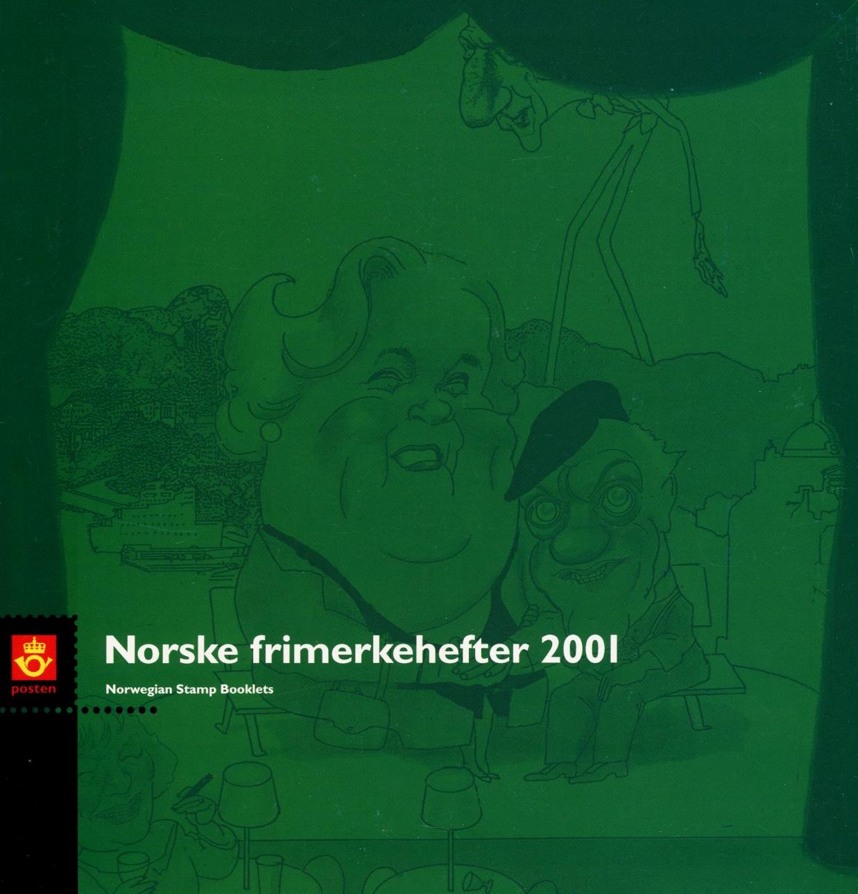 Postens Årssett Norske frimerkehefter 2001