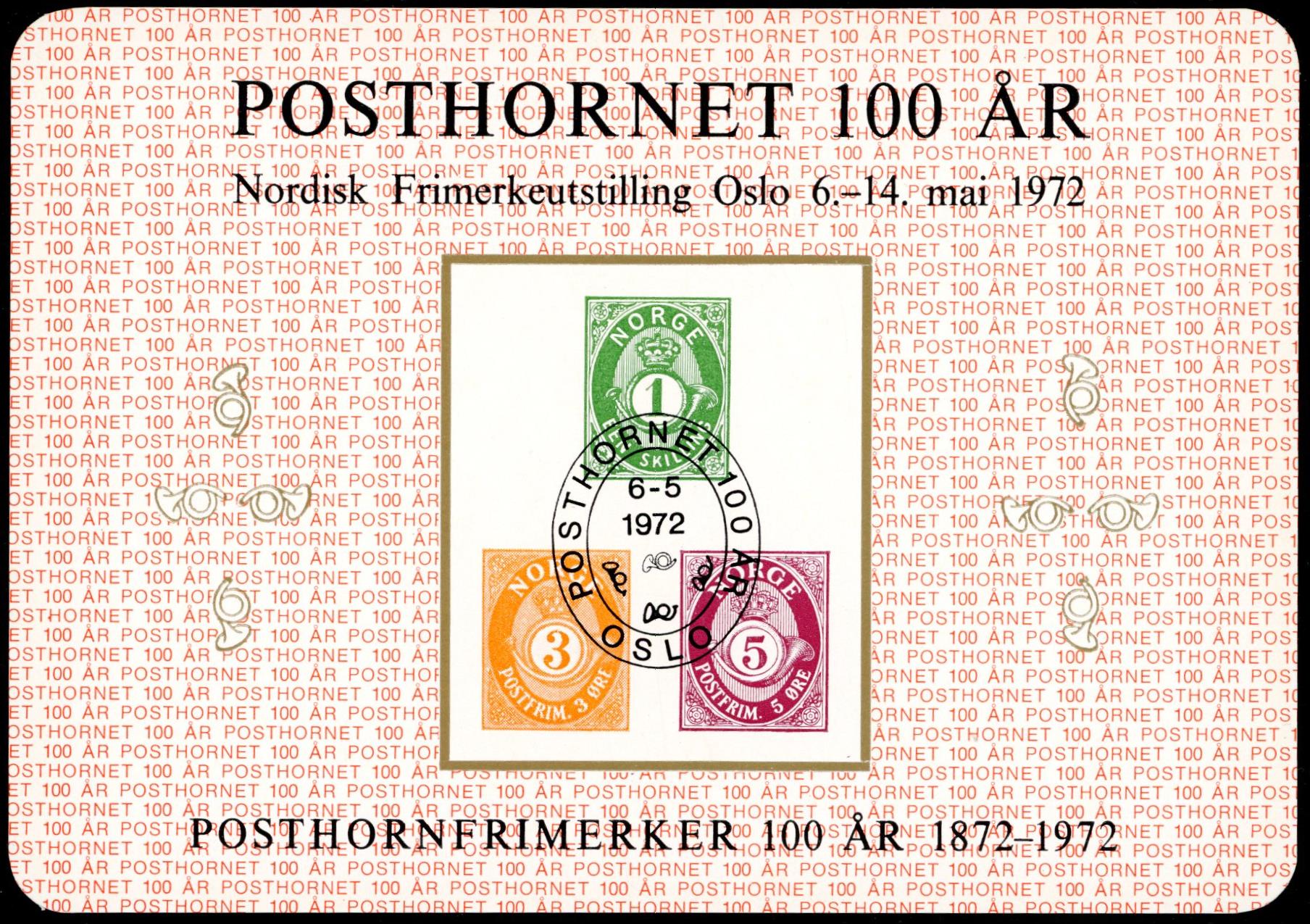 Minneblokk MB 5 - Posthornet 100 år