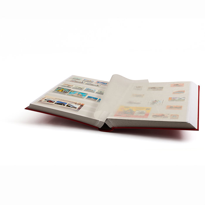 Stockbook Leuchtturm Basic A4 - 64 pages - Red - Gently used